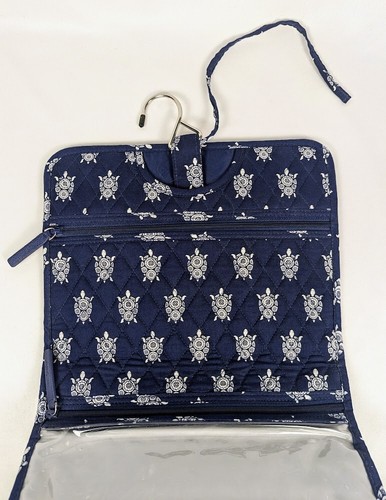 Vera Bradley Hanging Travel Cosmetic Organizer, Navy Blue - Picture 5 of 6