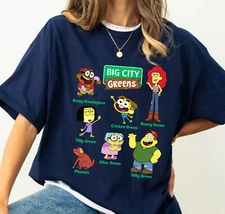 Disney Big City Greens Characters Group Unisex Adult Kid Shirt 5926462329