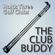 NEW THE CLUB BUDDY GOLF CLUB HOLDER HOLDS 3 CLUBS - GREAT FOR PAR 3 COURSES