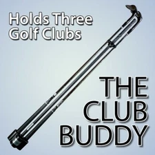*NEW* THE CLUB BUDDY GOLF CLUB HOLDER  HOLDS 3 CLUBS - GREAT FOR PAR 3 COURSES!