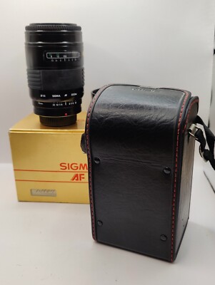 Sigma AF Zoom 1:3.8 75-200mm MC Objektiv Olympus AF Mount Boxed, Case, Caps. NEUWERTIG