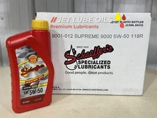 Schaeffer's 5w-50 9001 Racing Oil 12 Quarts