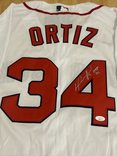 David Ortiz Boston Red Sox Autographed Jersey With HOF Inscription JSA Certified - Picture 2 of 7