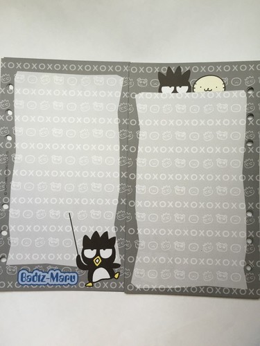 Lot 2 Pack Vintage Rare Badtz Maru Memo+Address/Phone Refill Paper A6 Fits LV MM - Picture 5 of 10