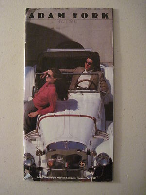 Adam York Fall 1980 Catalog! (gay interest) | eBay