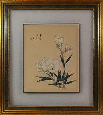 Chinese School Hand Painted on Silk 20th Century