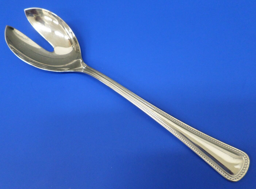 WMF Cromargan DEN HAAG Glossy Beaded Stainless Germany 9 3/8" SALAD SERVING FORK - Picture 5 of 9