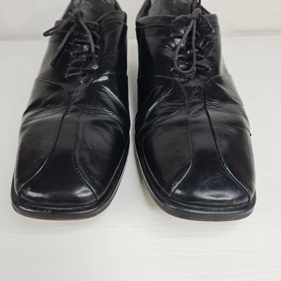 Stacy Adams Leather Upper And Out Sole Balance Men Shoes 9 1/2 M Made In India - Image 3 of 4