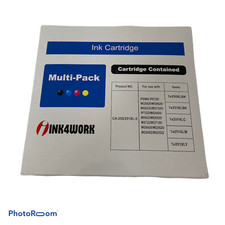 🔥 Ink4Work Multi-Color Ink Cartridges Four 4 Pack CA-250 / 251-XL-5 Pixma (LT7)