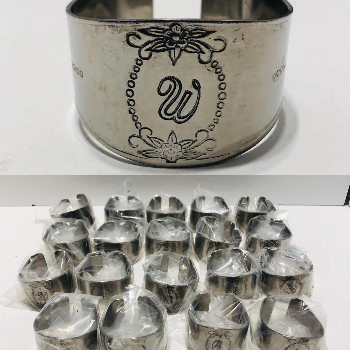 Monogrammed online napkin rings