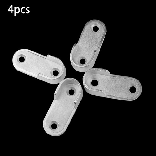 Stainless Steel Closet Rod Bracket for Wardrobe Rail Hanger Support Holder - Picture 3 of 4