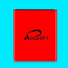 AceSoft 2600mAh Extended Slim Battery for Samsung Galaxy Ace II X GT-S7560M