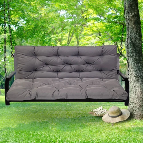 Garten Outdoor Stuhl Kissen mit Rückenlehne Schaukelstuhl Bank Sitzpolster Neu - Bild 22 von 127