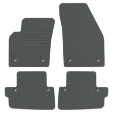 Velours Fußmatten für Volvo C70 II Bj. 2005 - 2013 Automatten Passform GRAU STD