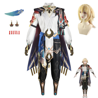 Game Cosplay Costume Genshin Impact Kaveh Suit Anime Role Performance Halloween