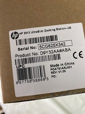 NEW D9Y32AA ABA HP Ultraslim Docking Station factory sealed.
