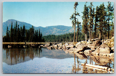Lake Wenatchee Dirtyface Mountain Cascade Range Washington Postcard