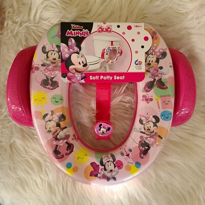 Disney Junior Minnie Soft Potty Seat Minnie Mouse potty training seat Pink  new