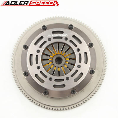Sprung Clutch Twin Disc Kit Standard For 90-92 ECLIPSE TALON GST TSI FWD 6 BOLT