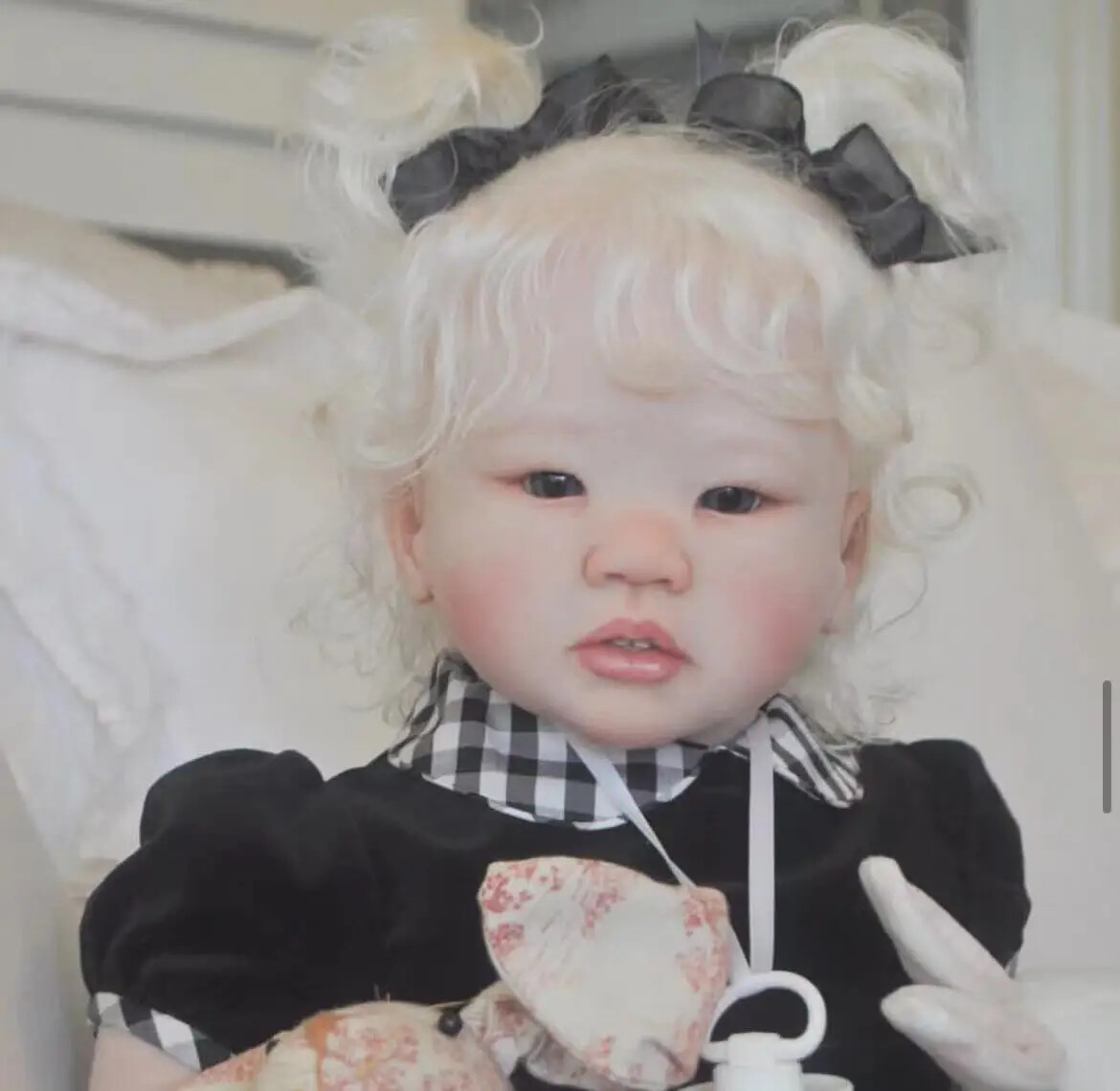 Lifelike 29in Toddler Girl Reborn Baby Doll Amaya Hand-Rooted