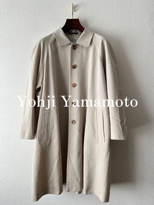 Yohji Yamamoto 90s Wool Gabardine Coat | eBay 