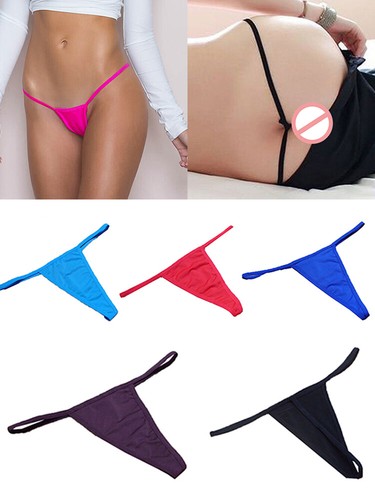 Sexy Women Lace V-String T-back Panties Thongs G-String Lingerie Underwear D - Picture 9 of 24
