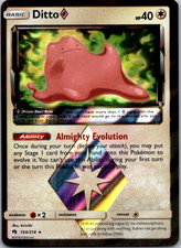 Ditto Prism Star Prism Rare SM - Lost Thunder 154/214 NM