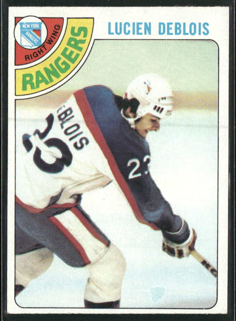 1978-79 Topps Lucien DeBlois RC #136 New York Rangers