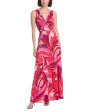 Eliza J Sleeveless Printed Maxi Dress Women's