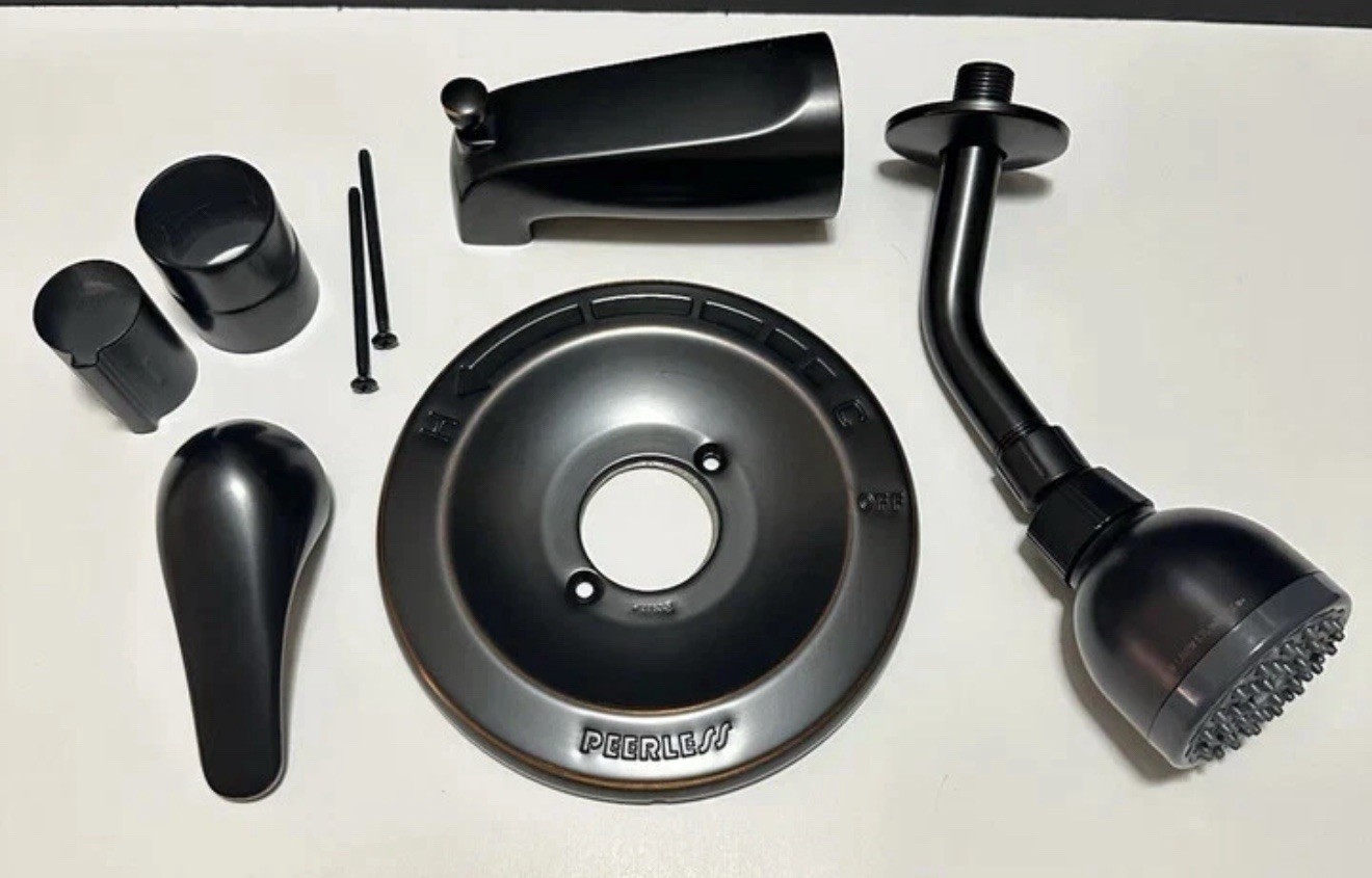 Rubbed Bronze Trim Set