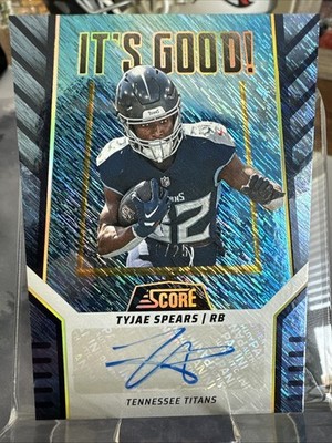 2024 Score Tyjae Spears It s Good Auto /25