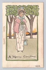 UDB Postcard A Merry Christmas EAM ~ 1905