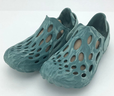 Women's Size 10 - Merrell Hydro Moc Mineral Blue Rubber Sandal Shoes J004364