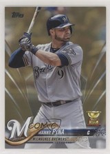 2018 Topps Gold 1875/2018 Manny Pina #637 b2g