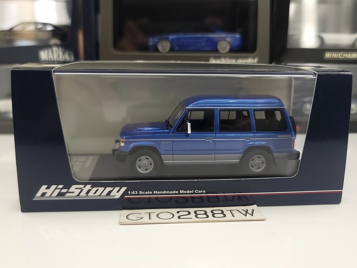 Hi Story 1:43 scale Mitsubishi Pajero Estate Wagon XL 1988(Blue