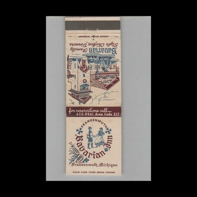 Matchbook Cover Frankenmuth Bavarian Inn Frankenmuth MI #6