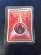 Pokemon Fire Energy 116/123 HGSS HeartGold SoulSilver 2010 Holo