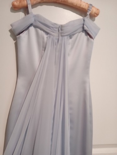 Maxi abito formale/prom Betsy & Adam blu vintage anni 90 taglia 4 - Foto 14 di 18