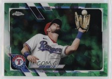 2021 Topps Chrome Update Sapphire Edition Green 40/50 David Dahl #US193 0nr3