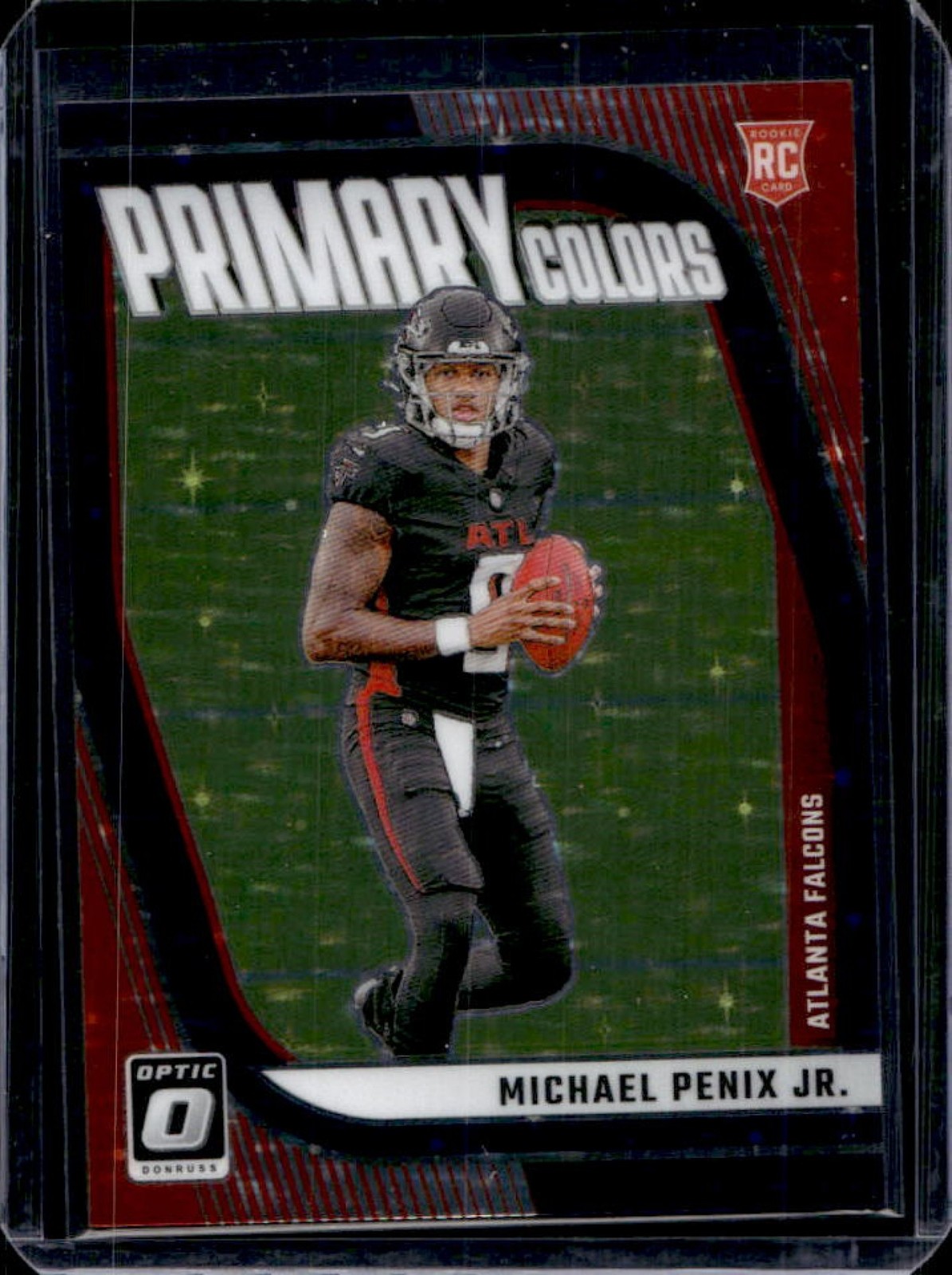 2024 Donruss Optic Michael Penix Jr. Rookie Primary Colors RC Purple Stars #3/25