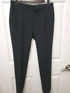 Theory Black Taper Leg Pant w/ Ankle Zip Detail _ Size 4