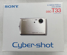 SONY Cyber-shot DSC-T33 Compact Digital Camera Unused Open Box Mint Japan