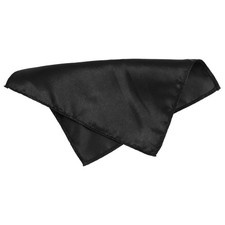 Men's Hanky Plain Color Wedding Party Square Hankerchief Black B9V96665