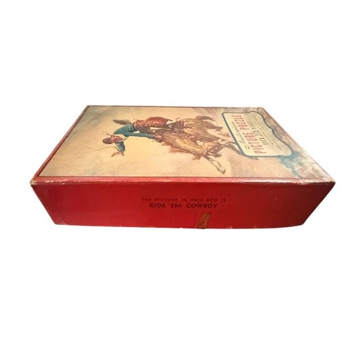 Puzzle quadro capolavoro vintage puzzle western cowboy bucking bronco 275 pezzi - Foto 8 di 10