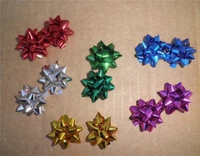 Christmas BOW Earrings Tiny Present U Pick One NEW