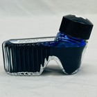 Vintage Montblanc Royal Blue 50ml Ink Bottle No39100 Luxury Writing W. Germany — photo 2