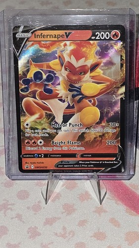 Infernape V SWSH252 SWSH: Sword & Shield Promo Cards Holo - Picture 1 of 2
