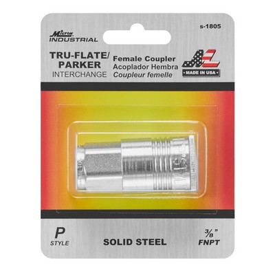 Milton S1805 P-Style Coupler - 3/8 In NPT Female USA