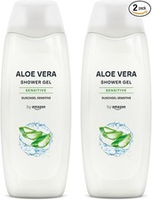 Aloe Vera Shower Gel 2x500ml Moisturising Body Wash Daily Use Family Value Pack! 6.51 per litre