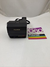 Polaroid Sun 660 Autofocus 600 Instant Film Camera Vintage With Manual WORKS